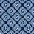 Schumacher Sample - Schumacher x Johnson Hartig Le Moderne Cut Velvet Fabric in Cobalt For Sale - Image 4 of 4