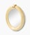 Metal Karl Springer Style Tesselated Bone and Bronze Round Wall Mirror For Sale - Image 7 of 12