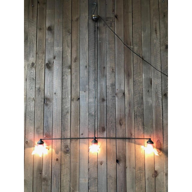 Vintage Brass Ceiling Lamp, in Good conditions. Designed 1920 to 1949 European Plug (up to 250V).The wiring of this item...