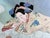 Japonisme Japanese Woodblock Print Fumees de Santal by Paul Jacoulet For Sale - Image 3 of 14