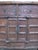 Brown Double Top Drawer Carved Cabinet or Sideboard For Sale - Image 8 of 12