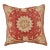 Pasargad DC Red Diamond Silk Termeh Pillow For Sale