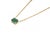 Not Yet Made - Made To Order Certified 7.7ct Octagon-Cut Green Emerald Solitaire Necklace in 14k Gold For Sale - Image 5 of 13