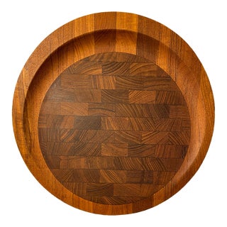 1960s Jens Quistgaard for Dansk Danish Modern Teak Butcher Block/Cheese Board For Sale