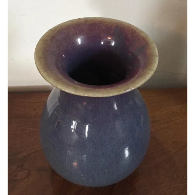 Ceramic 19th Century Chinese Oxblood Sang de Boeuf Porcelain Vase with Flambe Glaze For Sale - Image 7 of 11