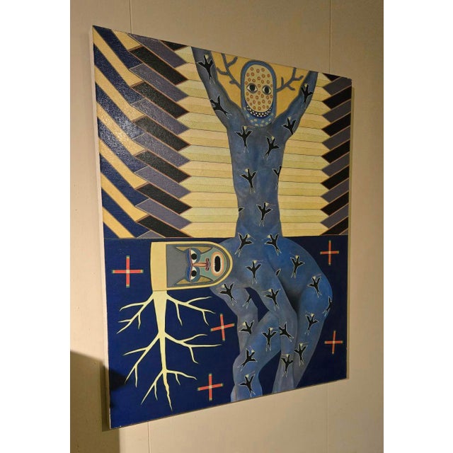 I bought this painting in the late 70s directly from San Francisco artist Sean Roriarty. Its iconography is powerfully...