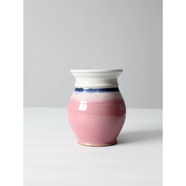 Contemporary Studio Pottery Vase For Sale - Image 3 of 10