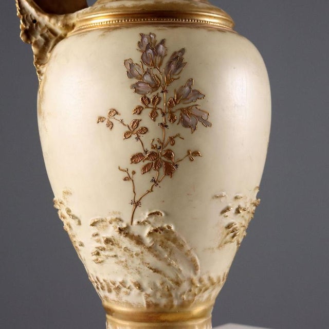 Amphora-Shaped Vase in Porcelain from Teplitz For Sale - Image 9 of 14