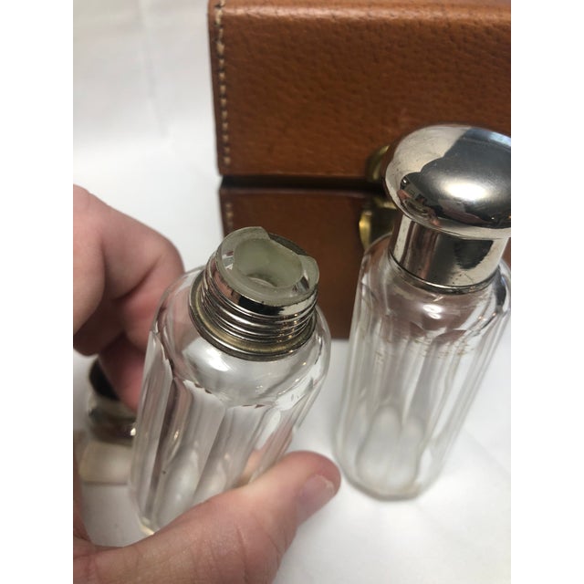 Early 20th Century Mappin & Webb Antique Scent Bottle Travel Case. For Sale - Image 5 of 7