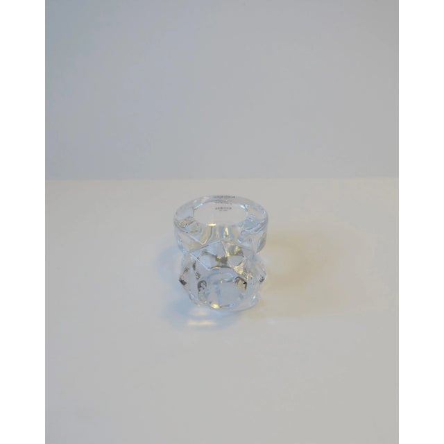 Kosta Boda Diamond Solitaire Crystal Jewelry Dish by Kosta Boda Sweden For Sale - Image 4 of 11