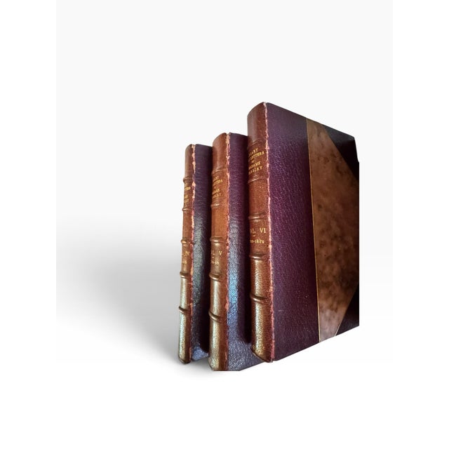 Animal Skin 1842-46 First Edition 7-Volume Set Diary and Letters of Madame D’Arblay by Frances “Franny” Burney Engraved Portraits For Sale - Image 7 of 12
