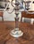 Neoclassical Antique Barker Ellis Silverplate Candelabra Pair 5 Arm Convertible Gadroon England For Sale - Image 3 of 15