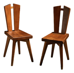Chairs by Christian Durupt for Meribel, 1960s, Set of 2
