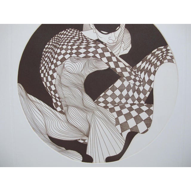 Guillaume Azoulay Le Baiser the Kiss Signed Limited Edition Harlequin Print For Sale - Image 9 of 12