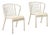 Vintage White Metal Chairs, 1970s, Set of 2 For Sale
