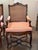 19th Century 19th Century Pair of Carved French Walnut Armchairs With Caned Backs For Sale - Image 5 of 16