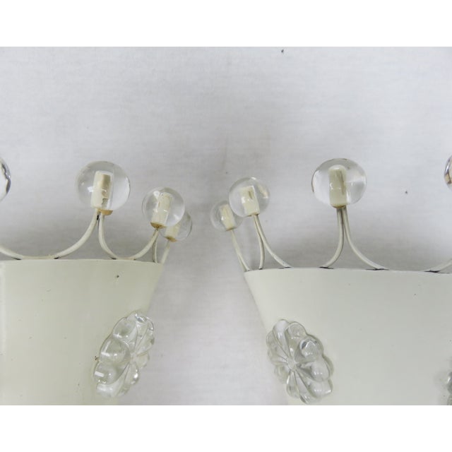 Ceiling Light and Wall Lights from L. A. Riedinger Bronzewarenfabrik Gmbh, Augsburg, 1950s, Set of 3 For Sale - Image 16 of 18