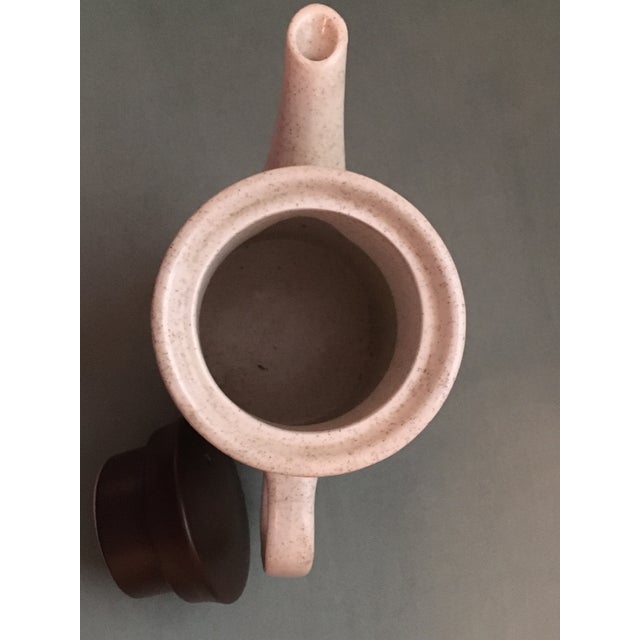 Mid 20th Century English Brown Floral Coffee Set- 7 Pieces For Sale - Image 9 of 13