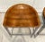 Milo Baughman Pair of Oak and Chrome Counter Barstools by Warren Bacon For Sale - Image 4 of 12