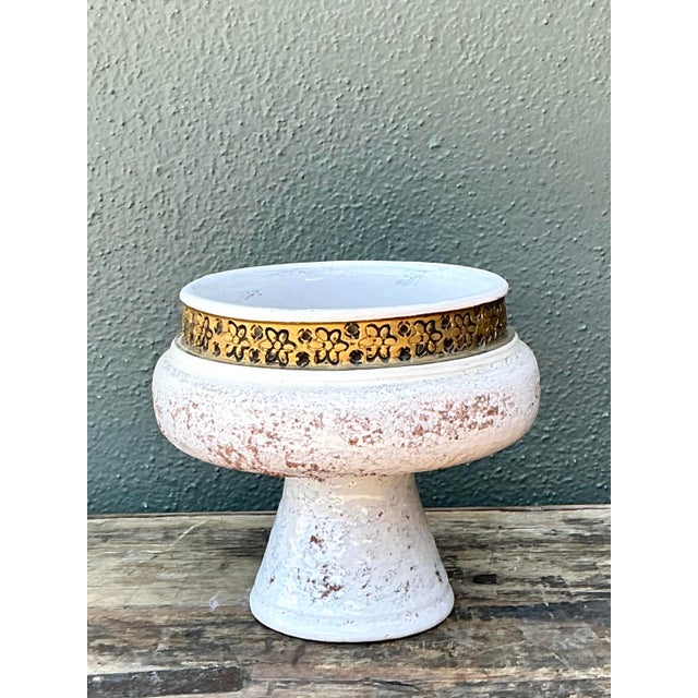Vintage Italian Rosenthal Nutter Glazed Ceramic Bowl For Sale In West Palm - Image 6 of 12