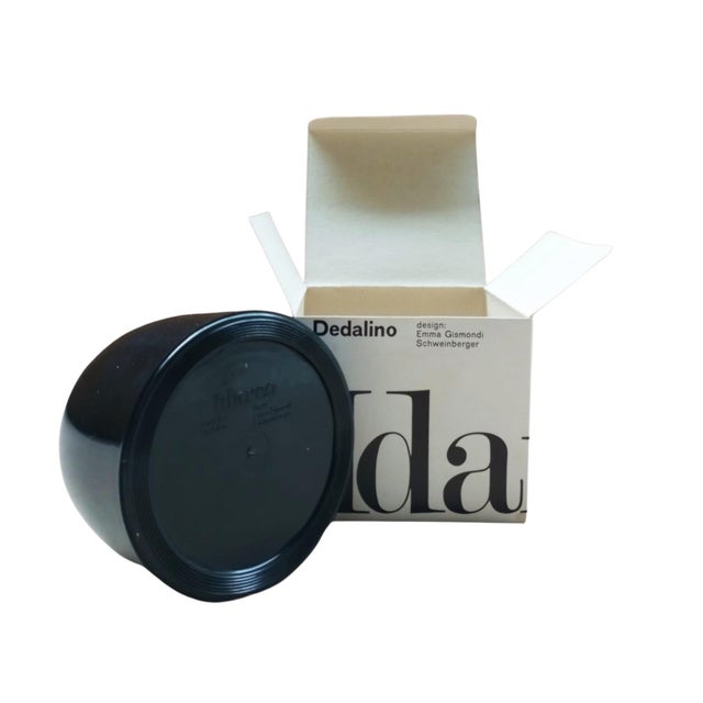 Vintage Black Dedalino Pencil Holder by Emma Gismondi for Idarco, 1970s For Sale - Image 4 of 9