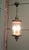 French Brass and Glass Lantern Hall Light A traditional old lantern, the light has a cylindrical glass shade, and a twin...