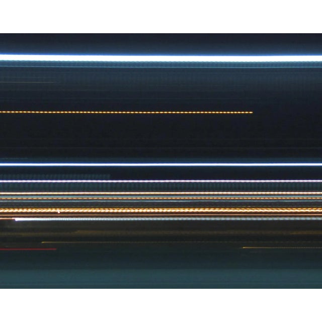 This large 40" x 30" abstract photographic print is by designer/artist/photographer Joseph Fountain, and was made in 2015....