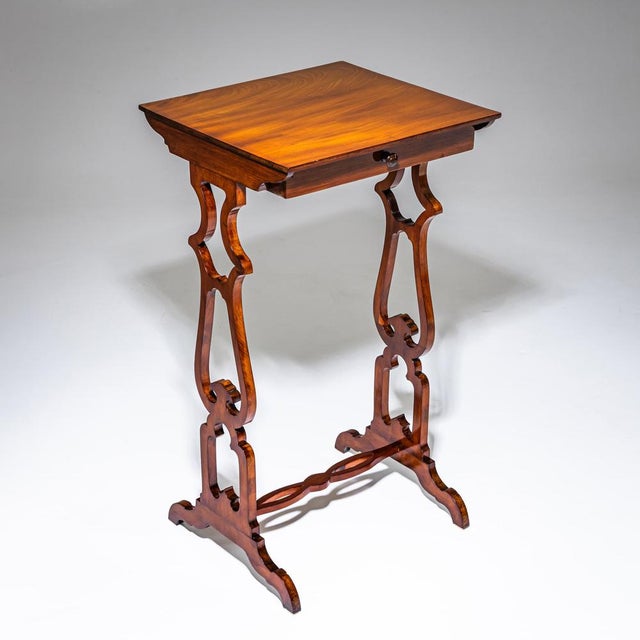 Biedermeier Side Table, 1840 For Sale - Image 4 of 10