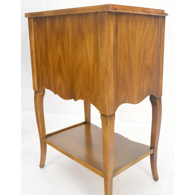 Pair of John Widdicomb Cherry Two Drawers Night Stands End Side Bed Tables For Sale - Image 9 of 12