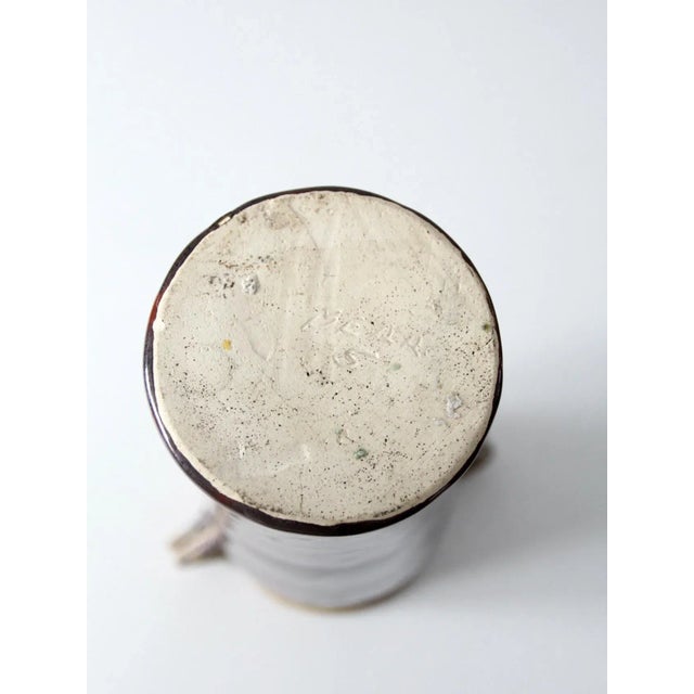 Vintage Studio Pottery Vase For Sale - Image 11 of 12