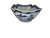 Vintage Large "Blue Canton" Porcelain Deep Square Fruit / Centerpiece Bowl - 9" Portugal 1980s-1990s For Sale In Palm Springs - Image 6 of 7