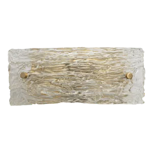 Jamie Young Swan Curved Glass Sconce, Small