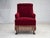 Vintage Danish Oak Armchair with Velour Upholstery, 1950s For Sale - Image 10 of 17