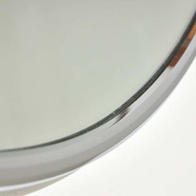 Metal Framed Mirror, 1980s For Sale - Image 4 of 14