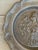 English Mid-Century German Pewter Heraldic Coat of Arms Wall Plate For Sale - Image 3 of 6