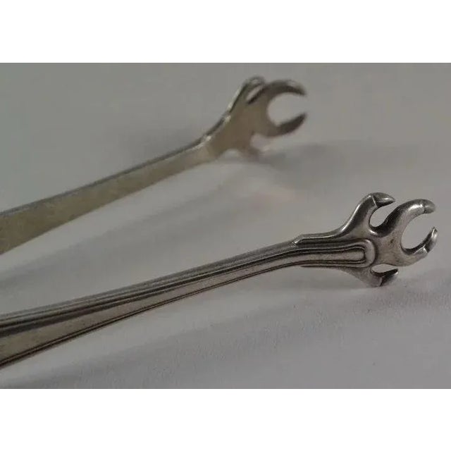Mid 20th Century Gorham Sterling Silver Old French Sugar Tongs For Sale - Image 5 of 7