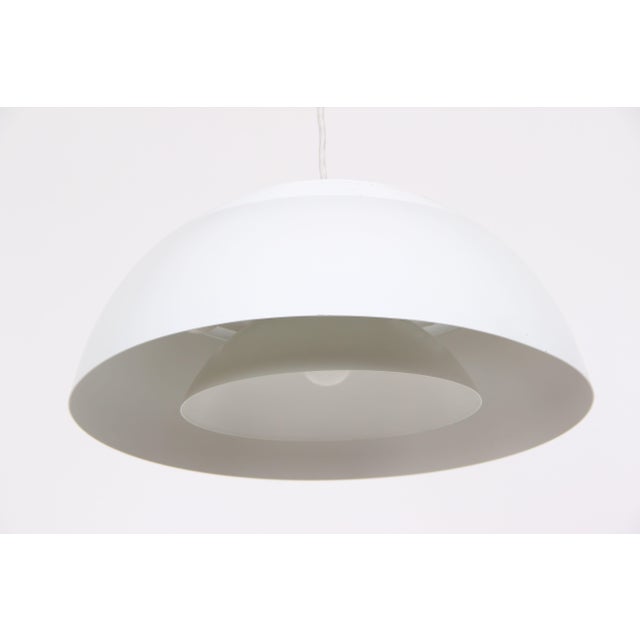 Mid-Century Modern White Royal Pendant Lamp by Arne Jacobsen for Louis Poulsen, 1970s For Sale - Image 3 of 7