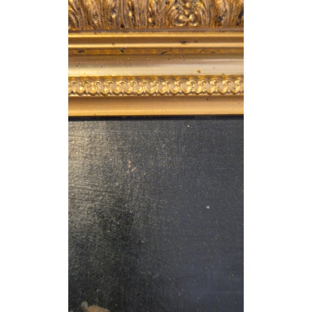 Nude Dancing Nymphes in Sheer Robes, 1800s, Oil Painting, Framed For Sale - Image 15 of 18