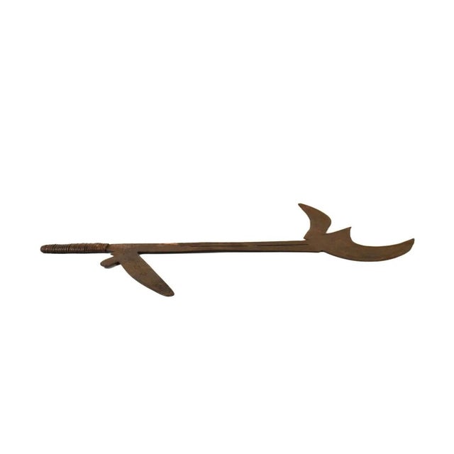Early 20th Century Ngombe Throwing Knife Currency For Sale - Image 4 of 6