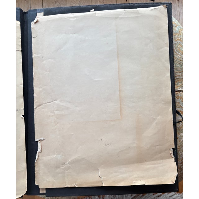 Goldenrod Yves Doeffreaux-Untitled Abstract Monotype Circa 1960s For Sale - Image 8 of 8