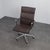 Una Leather Office Chair by ICF, Italy, 1990s For Sale - Image 6 of 12
