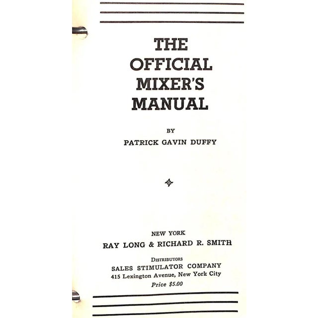 DUFFY, Patrick Gavin [299] pp. Ray Long & Richard R. Smith 1934 1st Edition 8 3/4" x 6 1/4" Ray Long and Richard R. Smith...