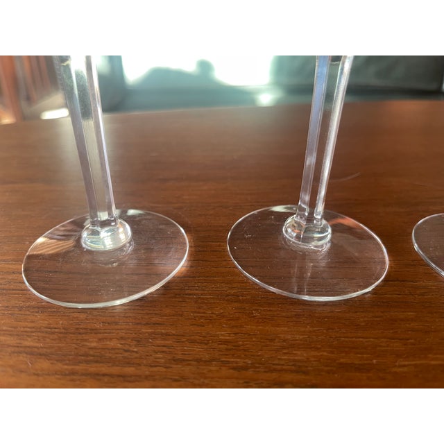 Late 19th Century Antique Baccarat Hand Cut 12 Panel Crystal Zurich Port Wine Glasses - Set of 3 For Sale - Image 5 of 5