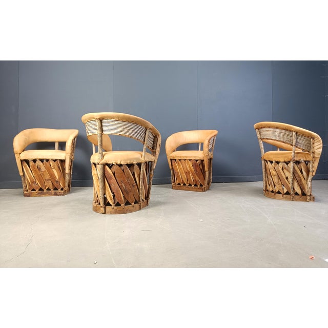 Vintage Art Populaire Mexican Dining Chairs, 1970s, Set of 6 For Sale - Image 12 of 12