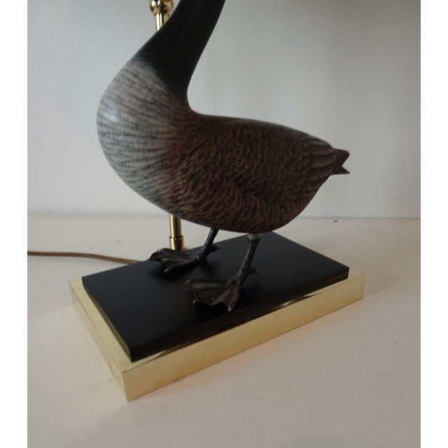 Duck Table Lamp in Polished Brass, 1970s For Sale - Image 14 of 18