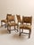 The Vintage 1970s Baroque Revival Tapestry & Carved Wood Dining Chairs For Sale - Image 11 of 11