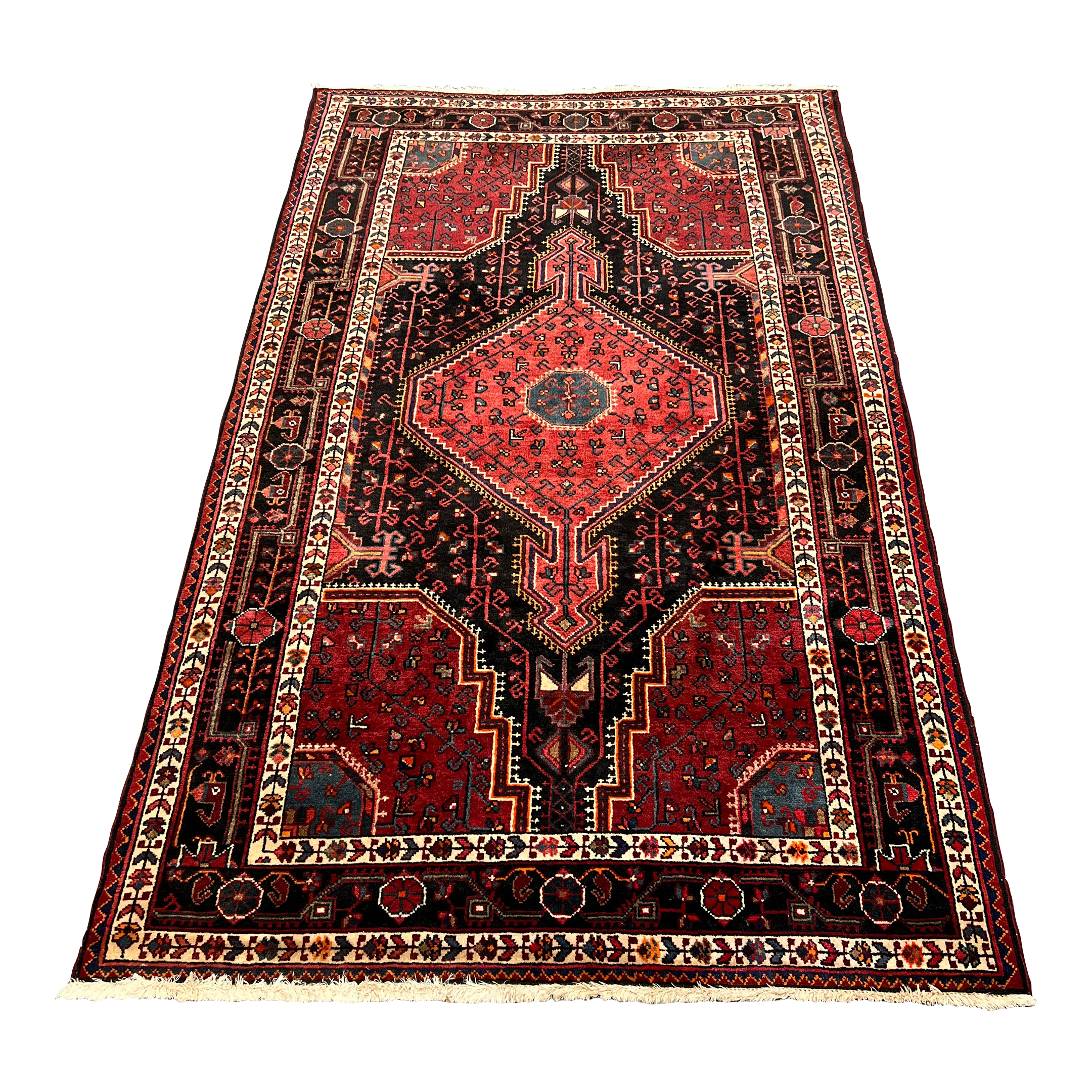 Late 20th Century 4ft 5in X 7ft 5 in Persian Area Rug - image 0