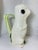 White Vintage Mottahedeh Fine Porcelain Hobnail Frog Pitcher For Sale - Image 8 of 9
