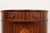Wood Imperial Furniture French Regency Louis XVI Mahogany and Inlaid Marquetry Demilune Cabinet, Newly Refinished For Sale - Image 7 of 14
