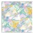 Sample - Schumacher X Clements Ribeiro Daisy Chain Wallpaper in Light Multi For Sale